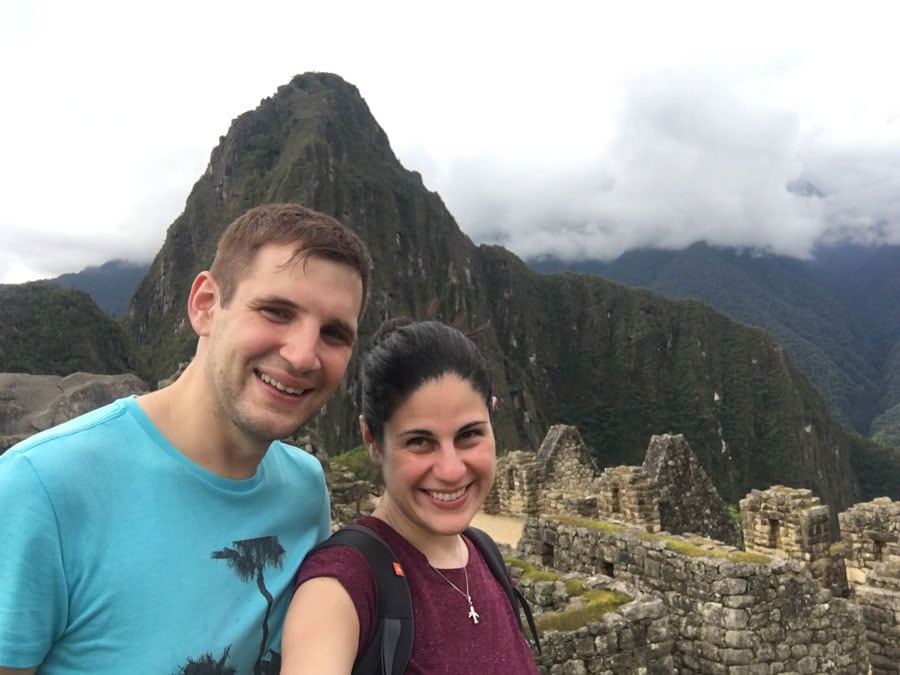 Nosotros en Machu Picchu